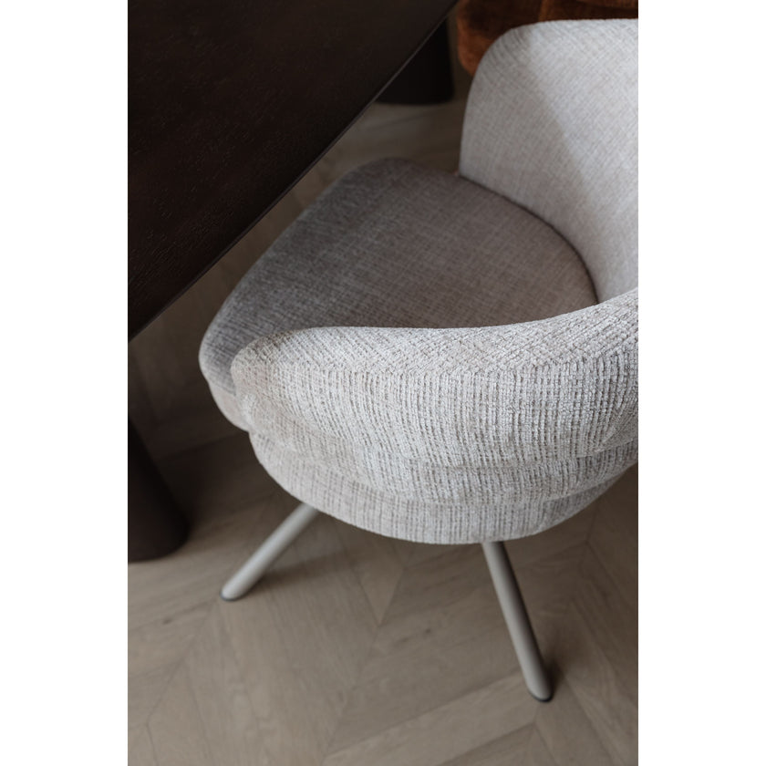Marjolein Eetkamerstoel Armleuning Beige