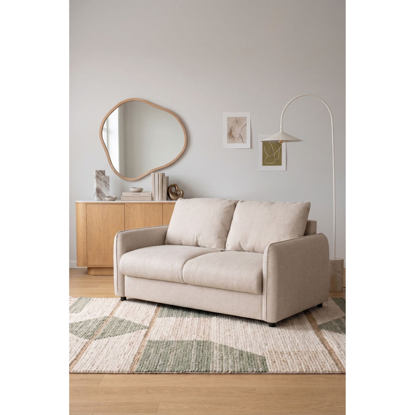Halber 2,5-Zitsbank Beige