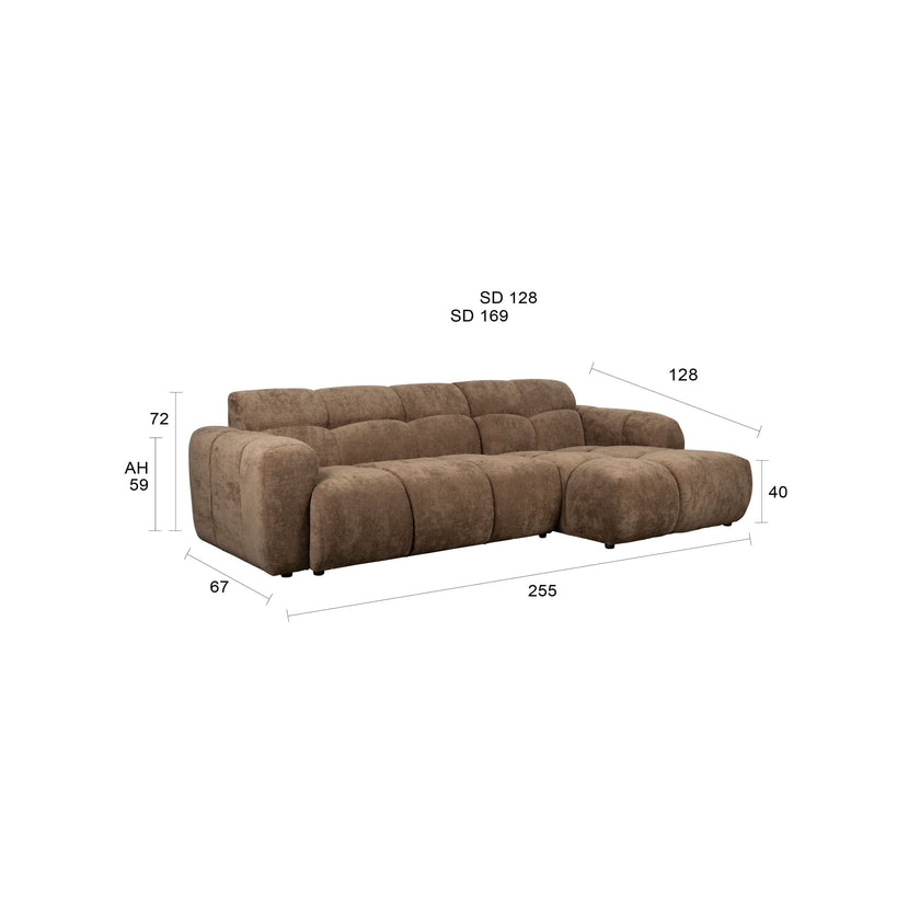 Vento Bank met Chaise Longue Links