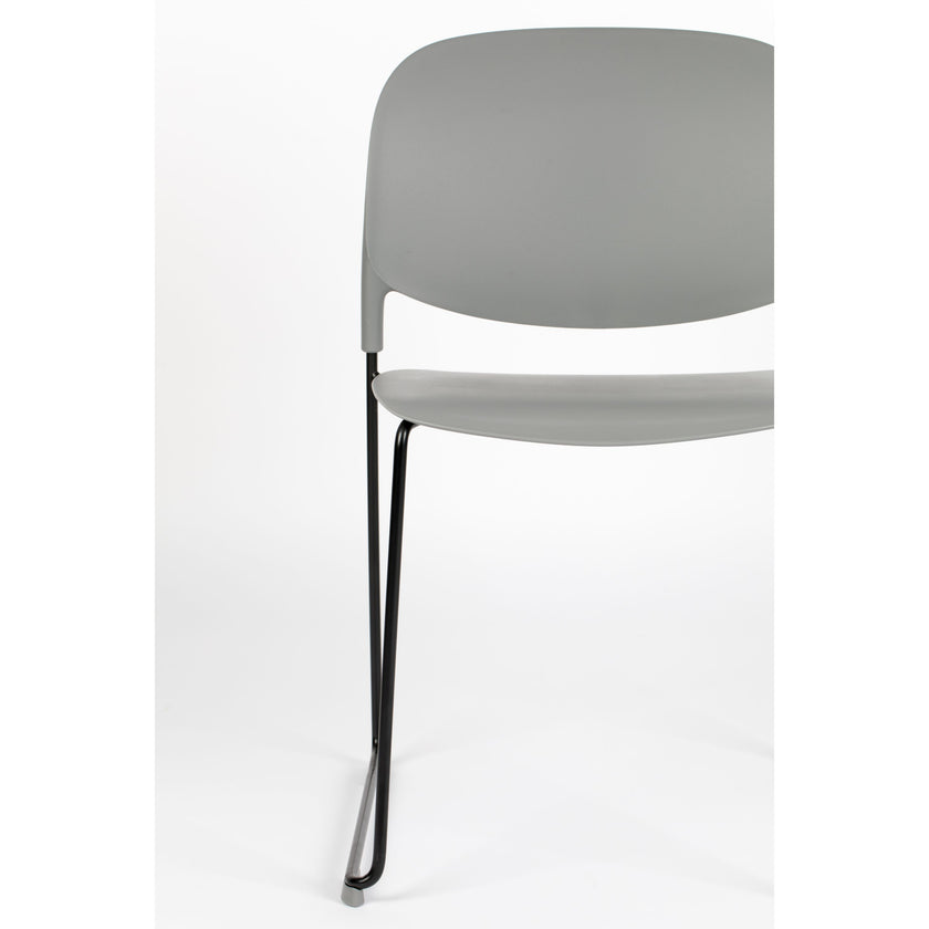 Stacks Stapelbare Stoelen/ Eetkamerstoel Grijs