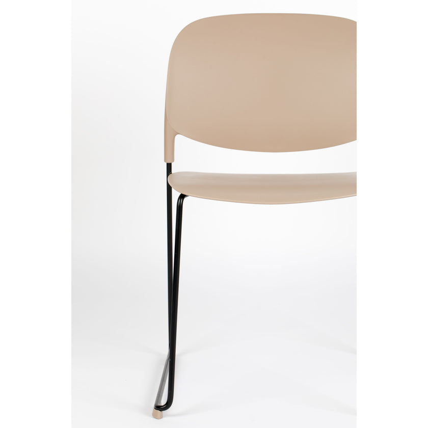 Stacks Stapelbare Stoelen/ Eetkamerstoel Roze