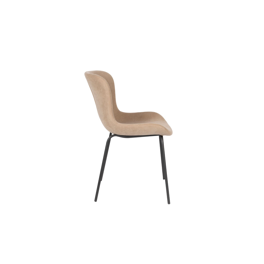 Junzo Rib Eetkamerstoel Taupe