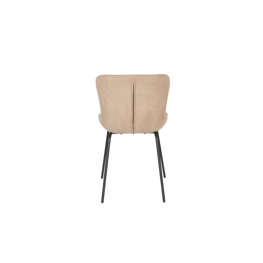 Junzo Rib Eetkamerstoel Taupe