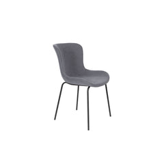 Junzo Rib Eetkamerstoel Blauw