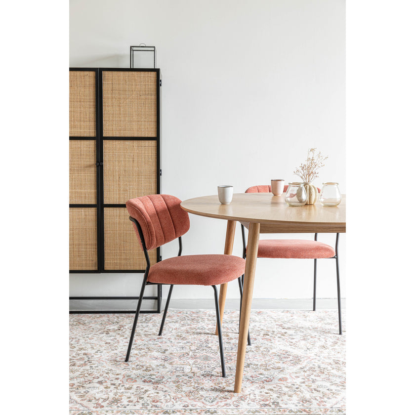 Stoel Jolien Black/Pink Fr
