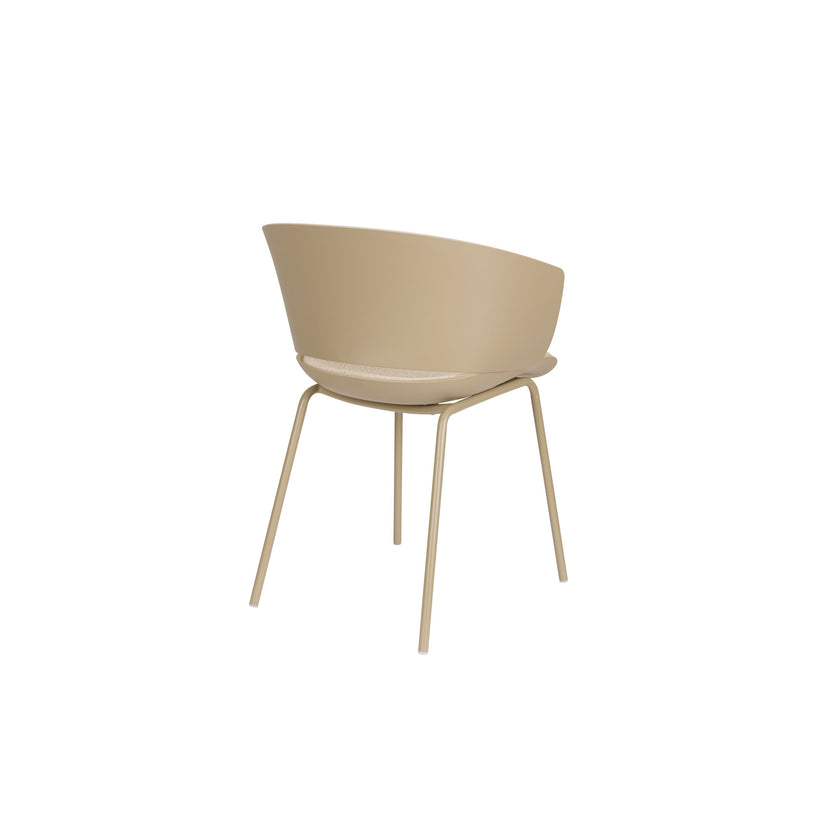 Jessica Eetkamerstoel met armleuning Beige