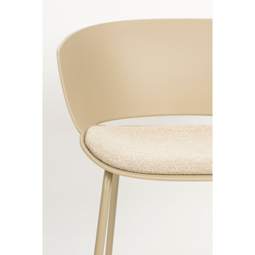 Jessica Eetkamerstoel met armleuning Beige