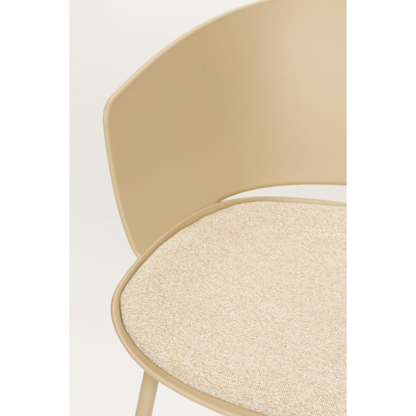 Jessica Eetkamerstoel met armleuning Beige