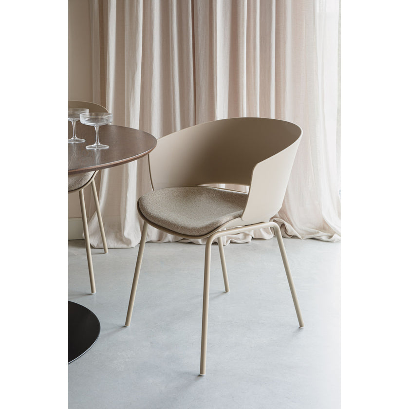 Jessica Eetkamerstoel met armleuning Beige