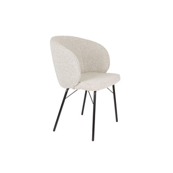 Joa Eetkamerstoel Bouclé Beige