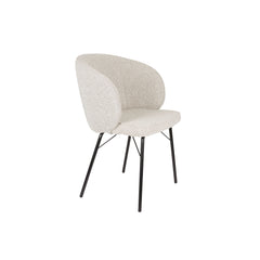 Joa Eetkamerstoel Bouclé Beige