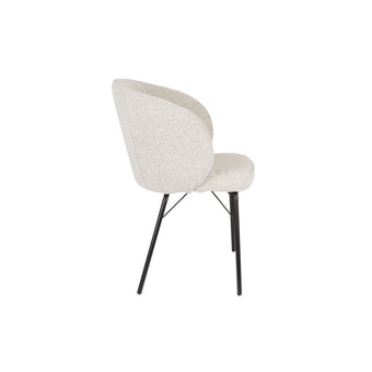 Joa Eetkamerstoel Bouclé Beige