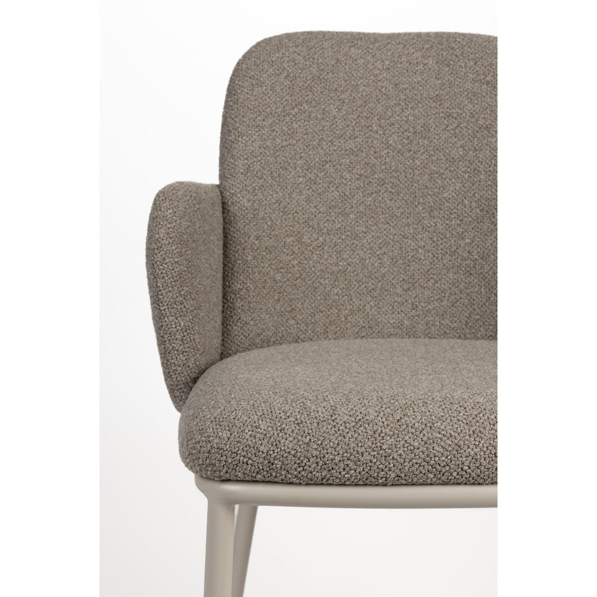 Jerrico Eetkamerstoel Bruin Beige