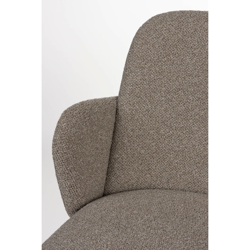 Jerrico Eetkamerstoel Bruin Beige