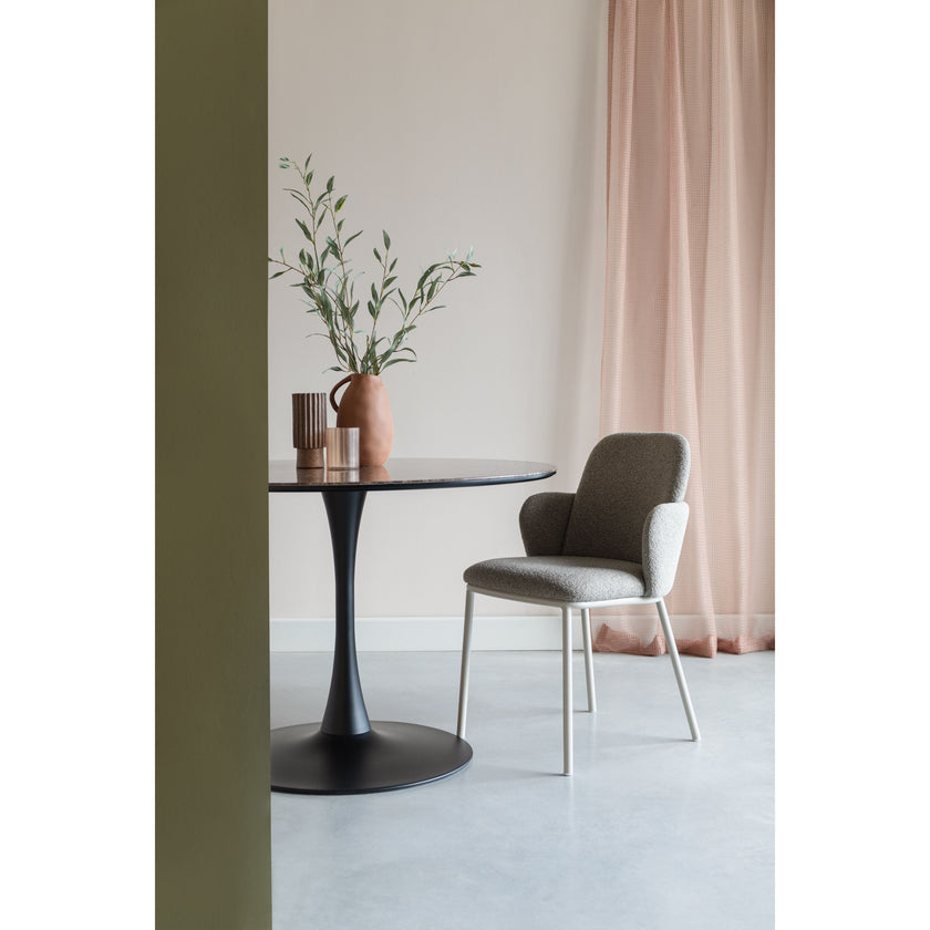Jerrico Eetkamerstoel Bruin Beige