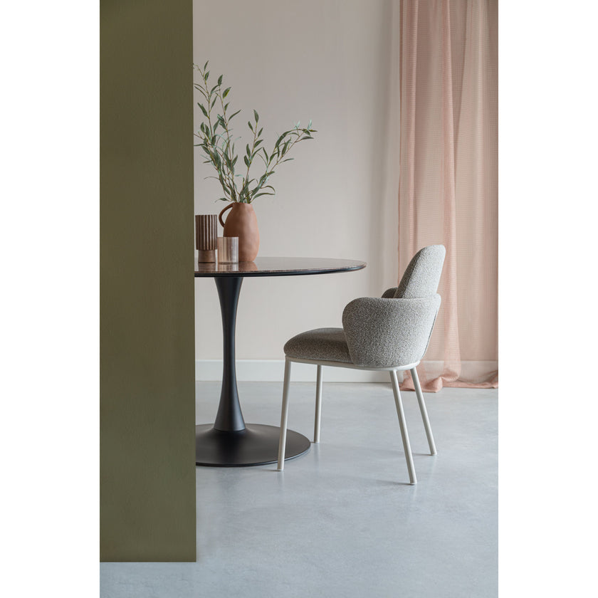 Jerrico Eetkamerstoel Bruin Beige