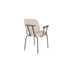Zelo Eetkamerstoel Armleuning Beige