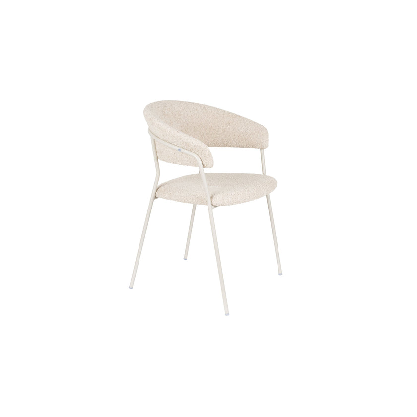 Zeri Eetkamerstoel armleuning Off white