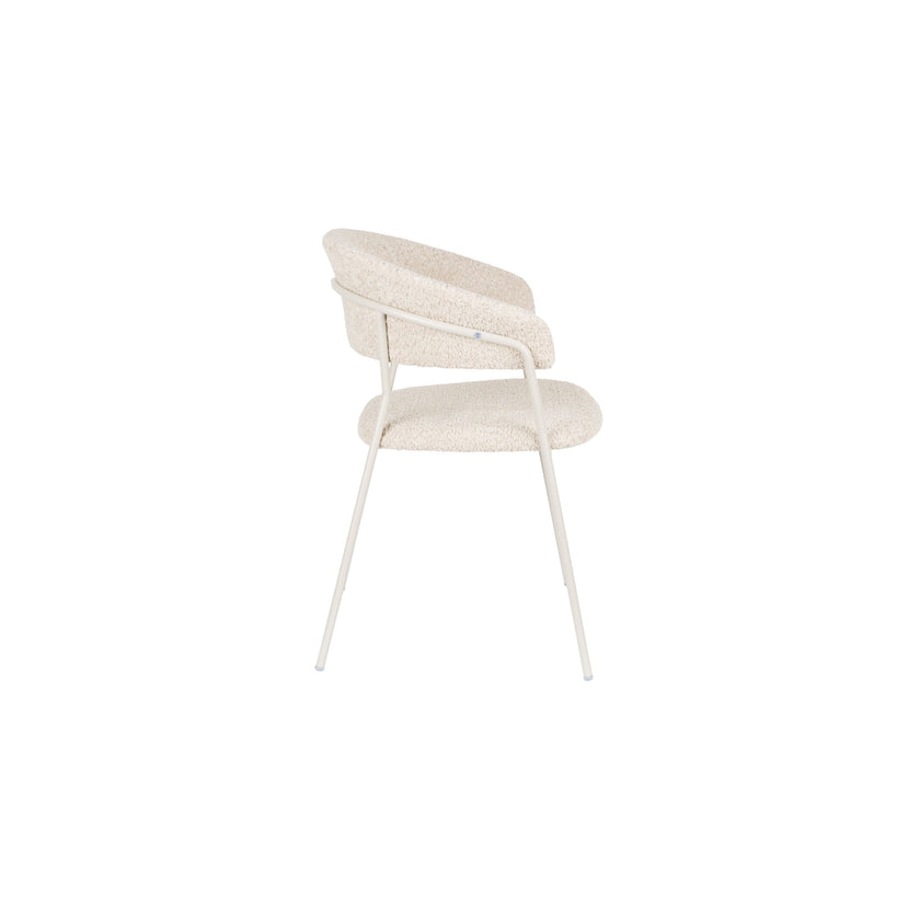 Zeri Eetkamerstoel armleuning Off white