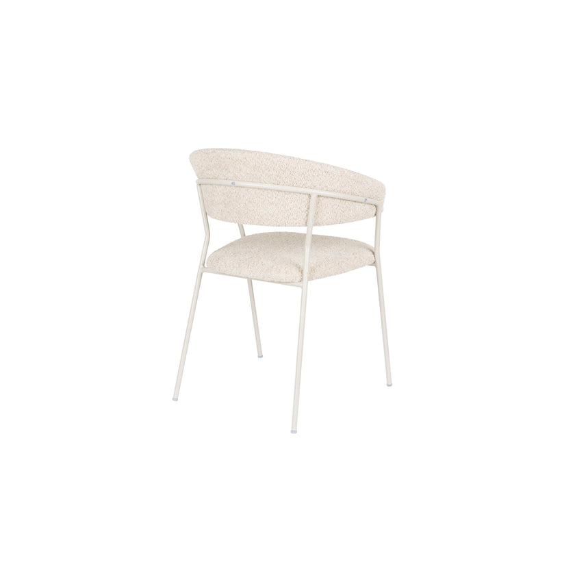 Zeri Eetkamerstoel armleuning Off white