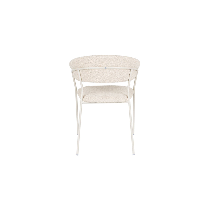 Zeri Eetkamerstoel armleuning Off white