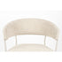 Zeri Eetkamerstoel armleuning Off white