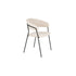 Zeri Eetkamerstoel armleuning Off white/ Zwart