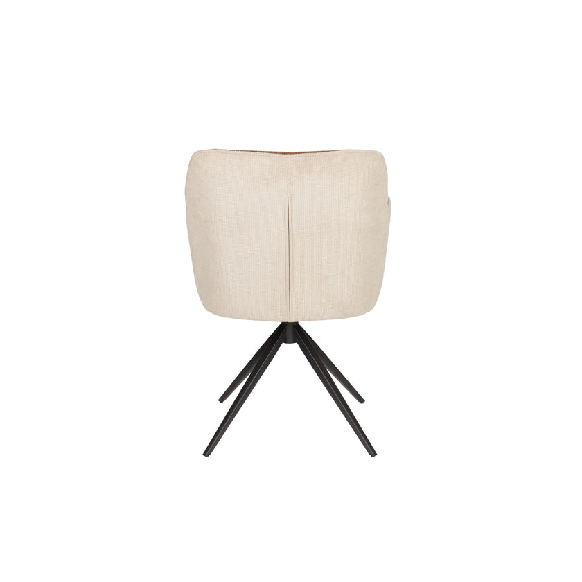 Daley Eetkamerstoel Beige/Bruin