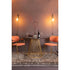 Floris Eettafel Rond Glas 110 cm Goud