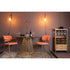 Floris Eettafel Rond Glas 110 cm Goud
