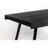 Suri Eettafel Hout 200x90 Zwart