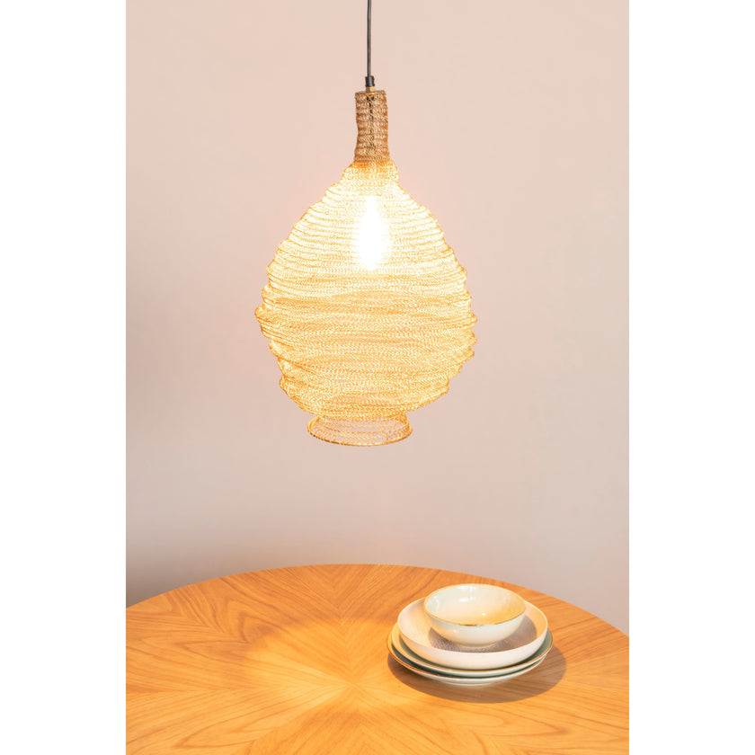 Fabio Eettafel Rond Hout 100 cm Naturel