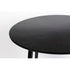 Fabio Eettafel Rond Hout 120 cm Zwart