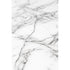 Floris Eettafel Marmerlook Rond 110 cm Zwart/ Wit