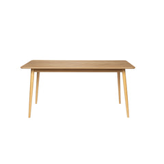 Fabio Eettafel Hout Visgraat 160x80 cm Naturel