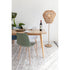 Fabio Eettafel Hout Visgraat 160x80 cm Naturel