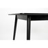 Fabio Eettafel Hout Visgraat 160x80 cm Zwart