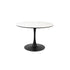 Maru Eettafel Marmerlook Rond 110 cm Wit