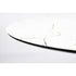 Maru Eettafel Marmerlook Rond 110 cm Wit