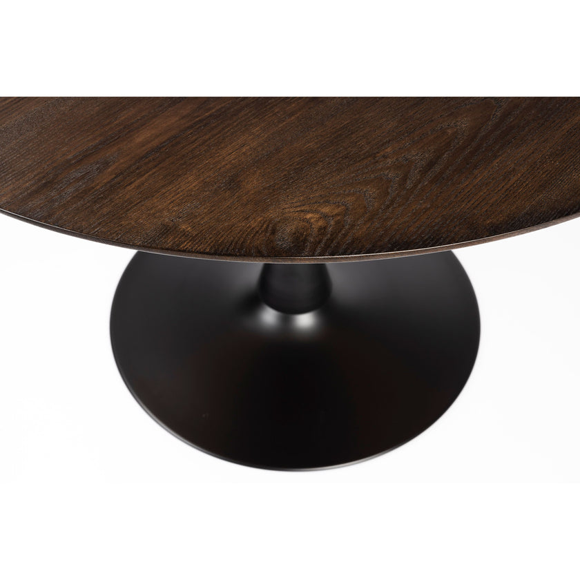 Raku Eettafel Hout 110 cm Bruin/ Zwart