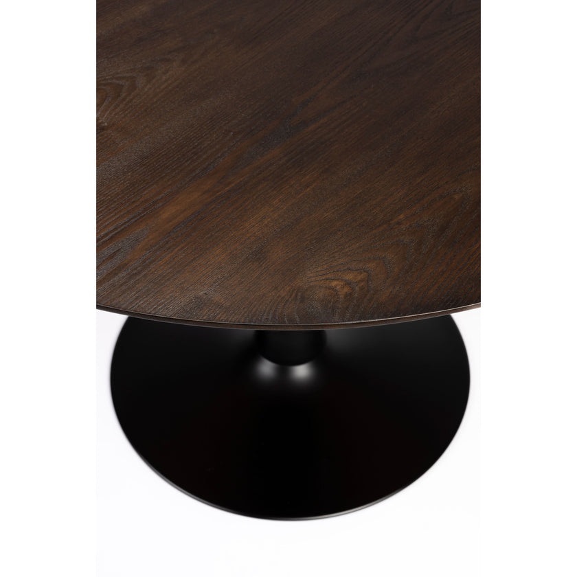 Raku Eettafel Hout 110 cm Bruin/ Zwart