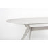 Zeme Eetkamerstafel Ovaal 220x95 cm Hout Beige