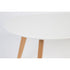 Drop Bijzettafel Ovaal Hout Wit - Set van 2