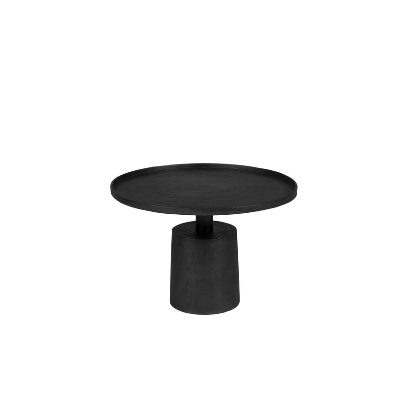 Mason Salontafel Rond Metaal 60x 60 cm Zwart