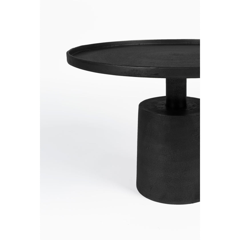 Mason Salontafel Rond Metaal 60x 60 cm Zwart