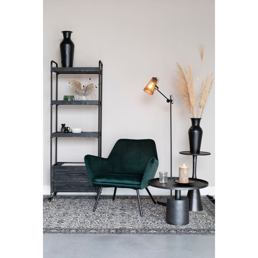 Mason Salontafel Rond Metaal 60x 60 cm Zwart
