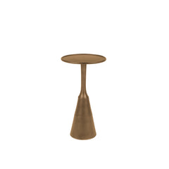 Noah Bijzettafel Rond Metaal 35x 35 cm Goud