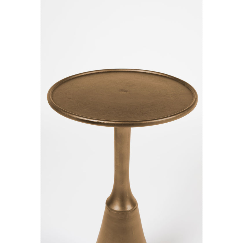Noah Bijzettafel Rond Metaal 35x 35 cm Goud