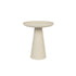 Ringar Bijzettafel Rond Metaal 39,5x39,5 cm (L) Wit
