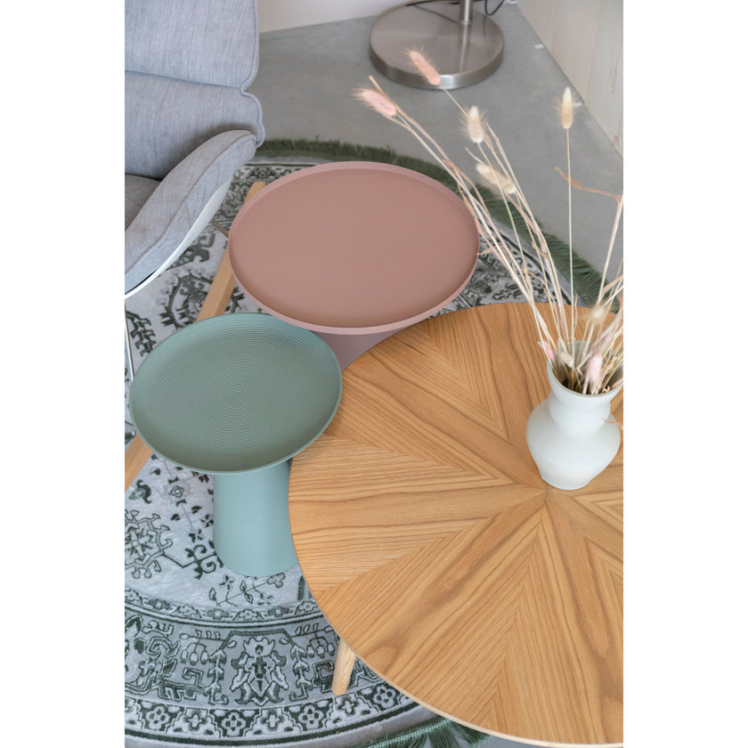 Ringar Bijzettafel Rond Metaal 34,5x34,5 cm (M) Groen